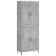 Sonata Dulap înalt, gri beton, 69,5x34x180, lemn compozit