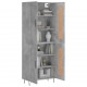 Sonata H Висок шкаф, бетонно сив, 69,5x34x180 см, инженерно дърво