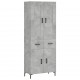 Sonata Dulap înalt, gri beton, 69,5x34x180, lemn compozit