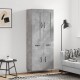 Sonata H Висок шкаф, бетонно сив, 69,5x34x180 см, инженерно дърво