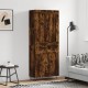 Sonata H Висок шкаф, опушен дъб, 69,5x34x180 см, инженерно дърво