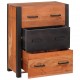 Sonata H Служебен шкаф с чекмедже 3 pcs Кафяво 110 x 30 x 75 см