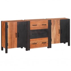 Sonata H Служебен шкаф с чекмедже 3 pcs Кафяво 55 x 30 x 75 см - Corpuri, vitrine, biblioteci modulare