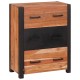 Sonata Bufet 3 buc. Maro 55 x 30 x 75 cm Lemn Solid de Acacia