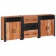 Sonata H Служебен шкаф с чекмедже 3 pcs Кафяво 165 x 30 x 75 см