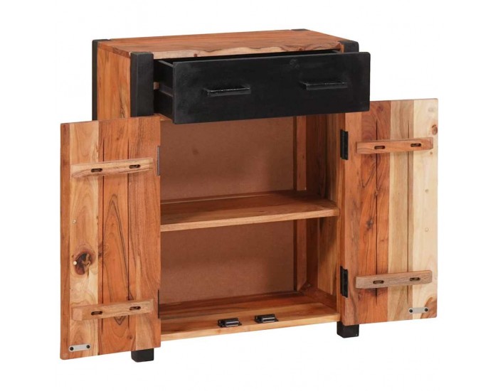 Sonata H Служебен шкаф с чекмедже 3 pcs Кафяво 165 x 30 x 75 см