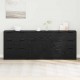 Sonata H Служебен шкаф 3 pcs Черен дъб 60 x 30 x 70 см Инженерно дърво