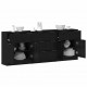 Sonata H Служебен шкаф 3 pcs Черен дъб 60 x 30 x 70 см Инженерно дърво