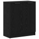 Sonata H Служебен шкаф 3 pcs Черен дъб 121 x 30 x 70 см Инженерно дърво