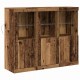 Sonata H Служебен шкаф 3 pcs Старо дърво 123 x 37 x 100 см