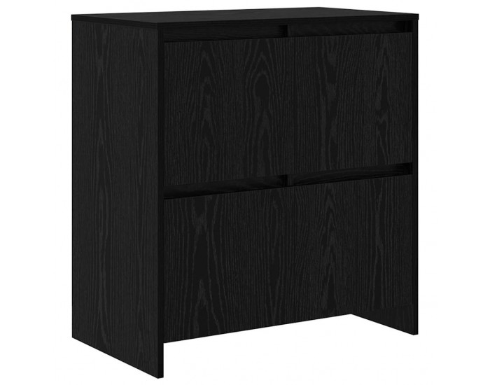 Sonata H Служебен шкаф 3 pcs Черен дъб 70 x 41 x 75 см Инженерно дърво
