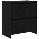 Sonata H Служебен шкаф 3 pcs Черен дъб 70 x 41 x 75 см Инженерно дърво