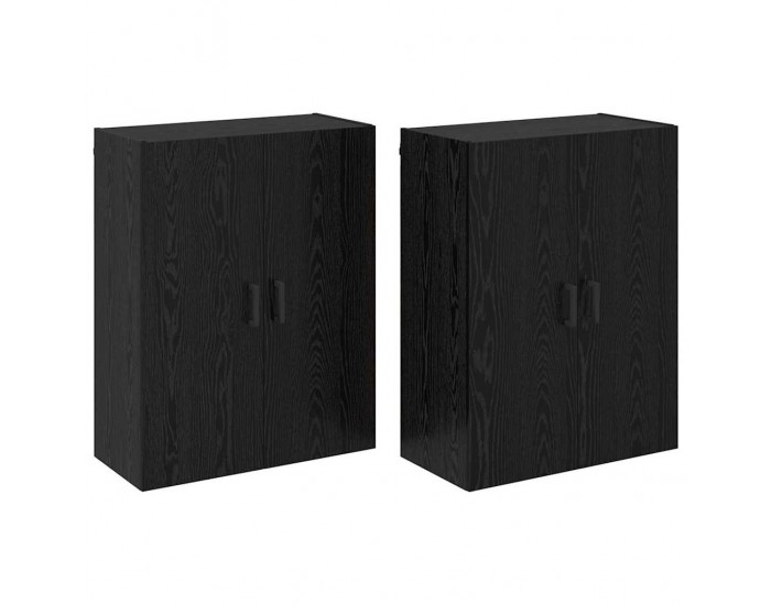 Sonata H Стенни шкафове 2 pcs Черен дъб 69.5 x 34 x 90 см