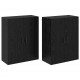 Sonata H Стенни шкафове 2 pcs Черен дъб 69.5 x 34 x 90 см