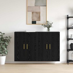 Sonata H Стенни шкафове 2 pcs Черен дъб 69.5 x 34 x 90 см - Corpuri, vitrine, biblioteci modulare