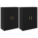 Sonata H Стенни шкафове 2 pcs Черен дъб 69.5 x 34 x 90 см