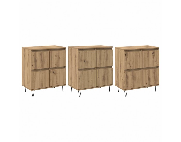 Sonata H Скейдбордове 3 pcs дъб артизан 180 x 35 x 70 см Инженерно дърво