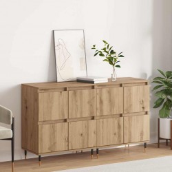 Sonata H Скейдбордове 2 pcs дъб артизан 120 x 35 x 70 см Инженерно дърво - Corpuri, vitrine, biblioteci modulare