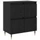 Sonata H Скейдбордове 2 pcs Черен дъб 120 x 35 x 70 см Инженерно дърво
