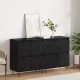 Sonata H Скейдбордове 2 pcs Черен дъб 120 x 35 x 70 см Инженерно дърво