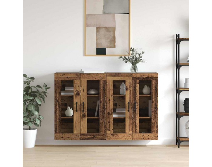 Sonata H Стенни шкафове 2 pcs Старо дърво 69.5 x 34 x 90 см
