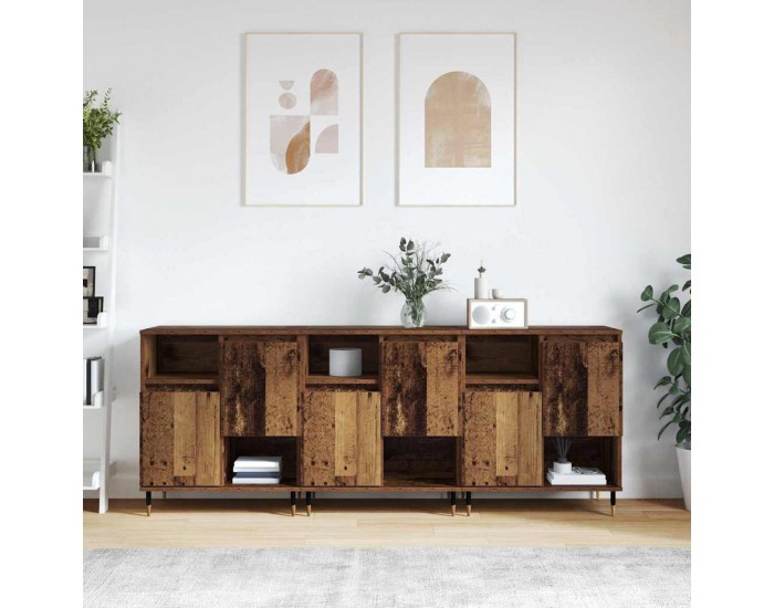 Sonata H Скейдбордове 3 pcs Старо дърво 180 x 35 x 70 см Инженерно дърво