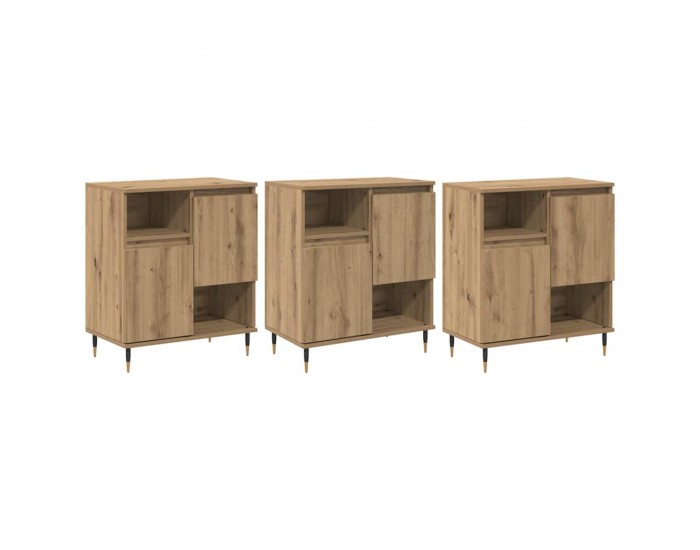 Sonata H Скейдбордове 3 pcs дъб артизан 180 x 35 x 70 см Инженерно дърво