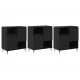 Sonata H Скейдбордове 3 pcs Черен дъб 180 x 35 x 70 см Инженерно дърво