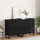 Sonata H Скейдбордове 2 pcs Черен дъб 120 x 35 x 70 см Инженерно дърво