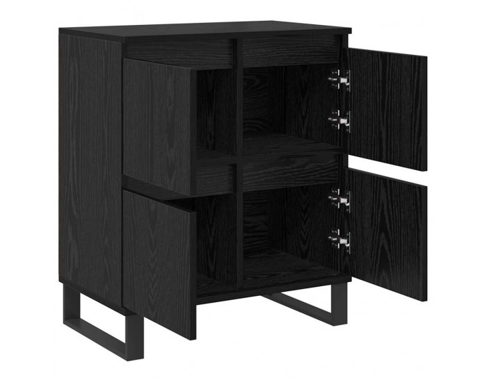Sonata H Скейдбордове 2 pcs Черен дъб 120 x 35 x 70 см Инженерно дърво