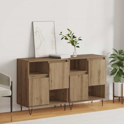 Sonata H Скейдбордове 2 pcs дъб артизан 120 x 35 x 70 см Инженерно дърво - Corpuri, vitrine, biblioteci modulare