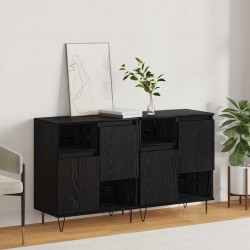 Sonata H Скейдбордове 2 pcs Черен дъб 120 x 35 x 70 см Инженерно дърво - Corpuri, vitrine, biblioteci modulare