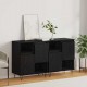 Sonata H Скейдбордове 2 pcs Черен дъб 120 x 35 x 70 см Инженерно дърво