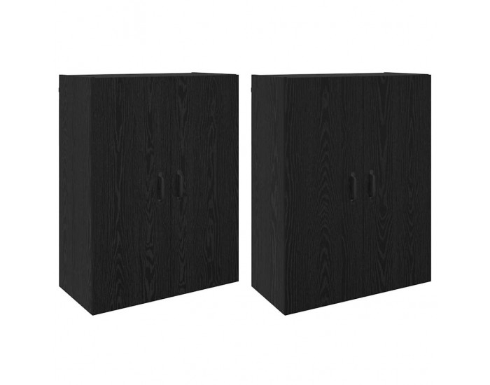 Sonata H Стенни шкафове 2 pcs Черен дъб 69.5 x 34 x 90 см