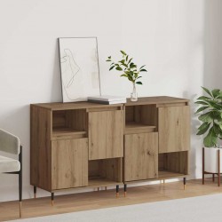Sonata H Скейдбордове 2 pcs дъб артизан 120 x 35 x 70 см Инженерно дърво - Corpuri, vitrine, biblioteci modulare