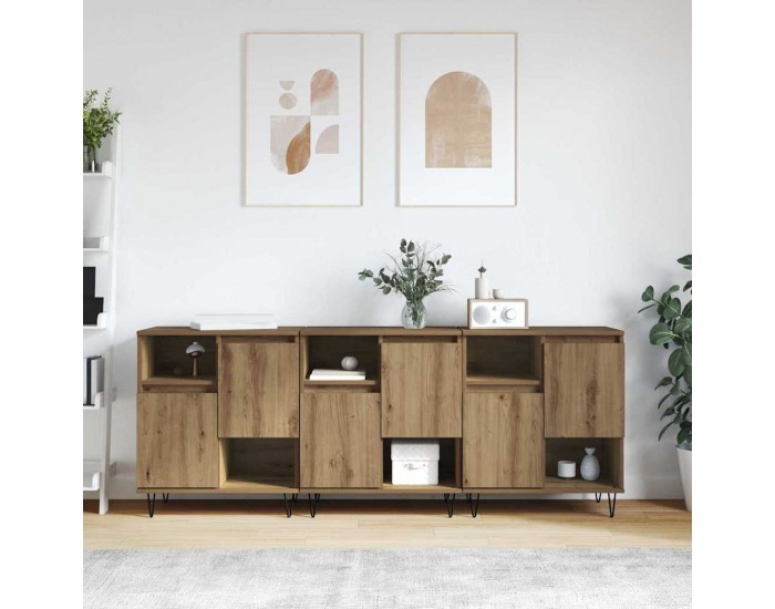 Sonata H Скейдбордове 3 pcs дъб артизан 180 x 35 x 70 см Инженерно дърво