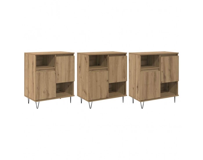 Sonata H Скейдбордове 3 pcs дъб артизан 180 x 35 x 70 см Инженерно дърво