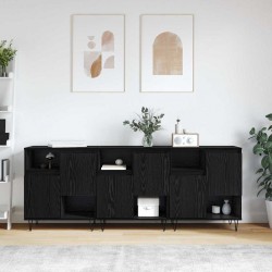 Sonata H Скейдбордове 3 pcs Черен дъб 180 x 35 x 70 см Инженерно дърво - Corpuri, vitrine, biblioteci modulare