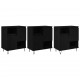 Sonata H Скейдбордове 3 pcs Черен дъб 180 x 35 x 70 см Инженерно дърво