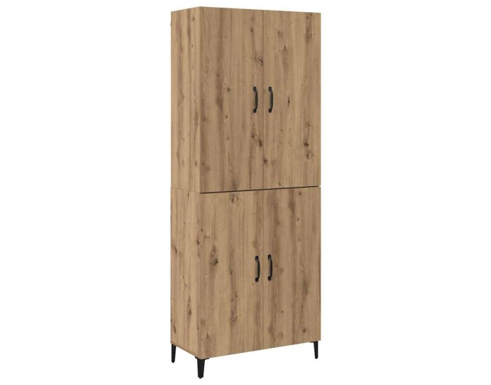 Sonata H Висок шкаф дъб артизан 69.5 x 34 x 180 см Инженерно дърво