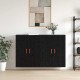 Sonata H Стенни шкафове 2 pcs Черен дъб 69.5 x 34 x 90 см