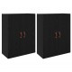 Sonata H Стенни шкафове 2 pcs Черен дъб 69.5 x 34 x 90 см