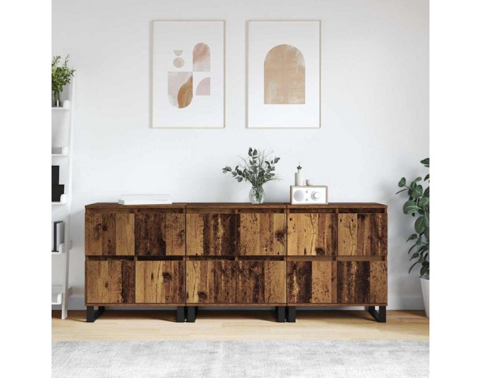 Sonata H Скейдбордове 3 pcs Старо дърво 180 x 35 x 70 см Инженерно дърво