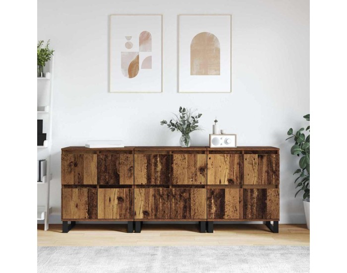 Sonata Bufet 3 buc. Lemn vechi 60 x 35 x 70 cm