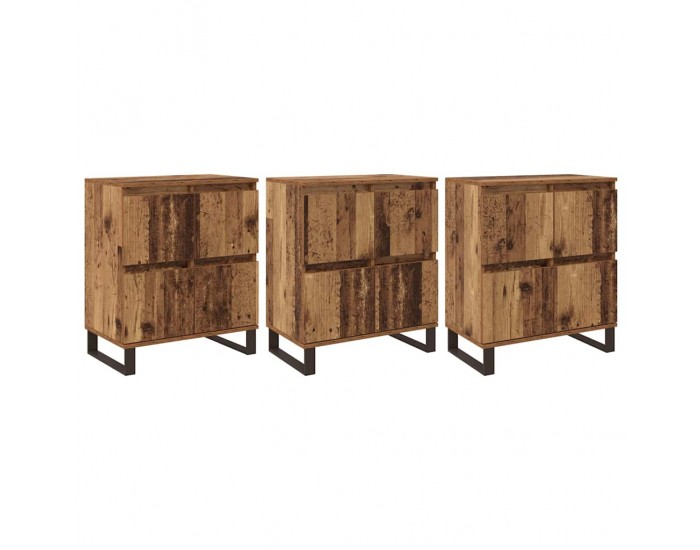 Sonata H Скейдбордове 3 pcs Старо дърво 180 x 35 x 70 см Инженерно дърво