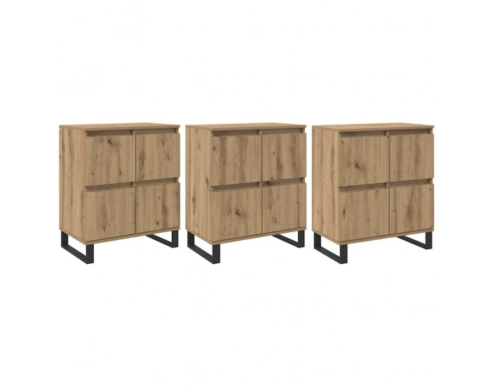 Sonata H Скейдбордове 3 pcs дъб артизан 180 x 35 x 70 см Инженерно дърво