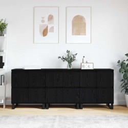 Sonata H Скейдбордове 3 pcs Черен дъб 180 x 35 x 70 см Инженерно дърво - Corpuri, vitrine, biblioteci modulare