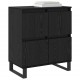 Sonata H Скейдбордове 3 pcs Черен дъб 180 x 35 x 70 см Инженерно дърво
