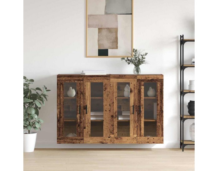Sonata H Стенни шкафове 2 pcs Старо дърво 69.5 x 34 x 90 см