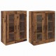 Sonata H Стенни шкафове 2 pcs Старо дърво 69.5 x 34 x 90 см